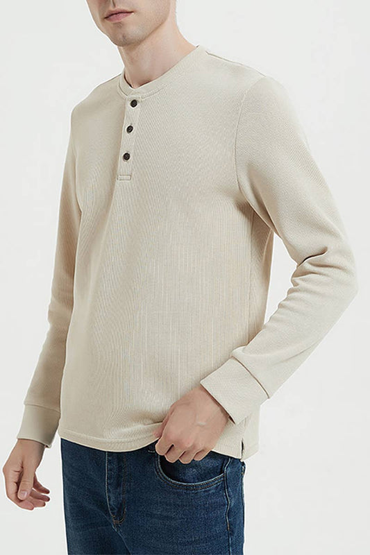 Cwttl2000_Fashion Casual Long Sleeve Round Neck T-Shirt