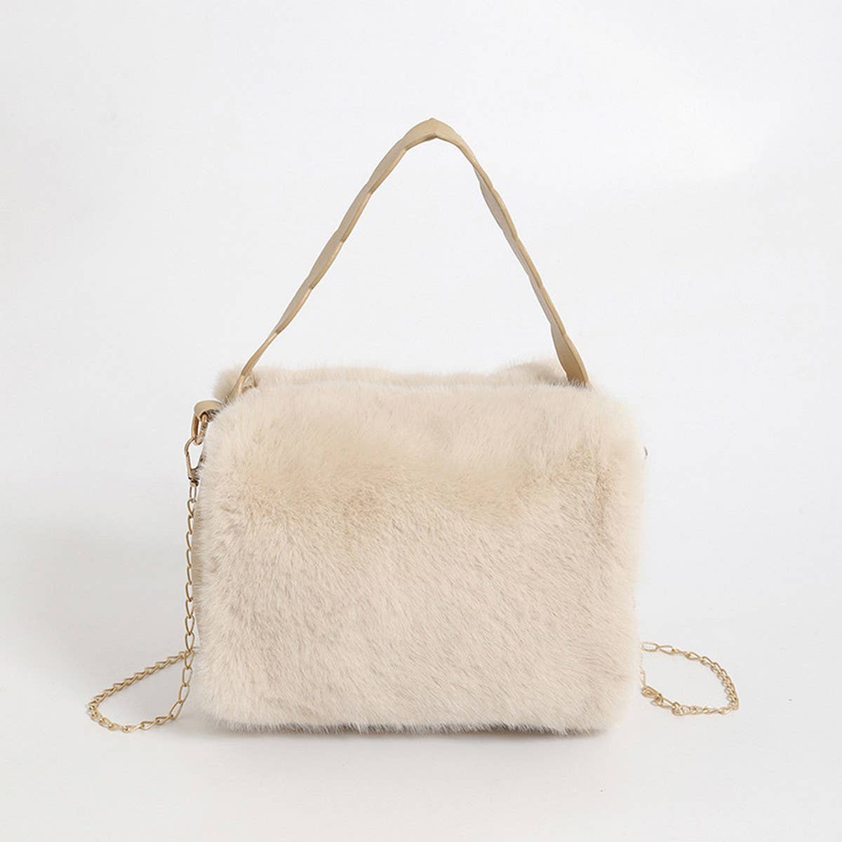 WINTER FASHION ONE-SHOULDER CROSSBODY PLUSH BAG_CWAB3936