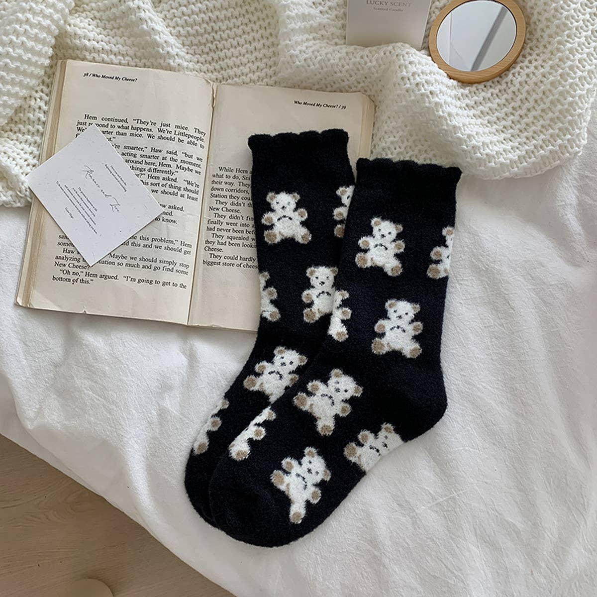 CUTE CARTOON THICK WARM BEAR SOCKS