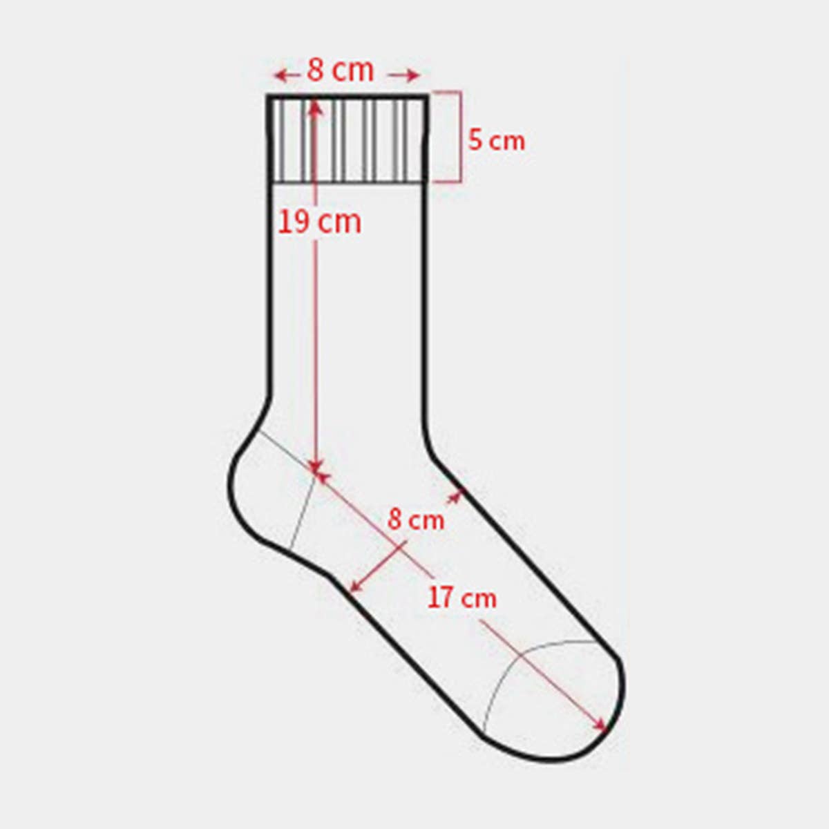 STREET SKATEBOARD STRIPED ATHLETIC SOCKS_CWMS0187