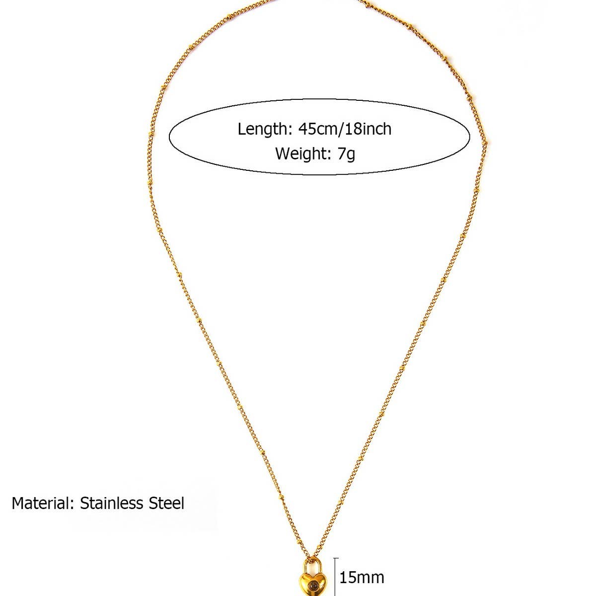 Fruit Pendant Necklace with Stone & Cotton Cord