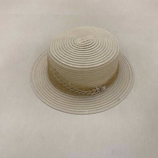 High-grade satin sun hat for women_CWAH3393
