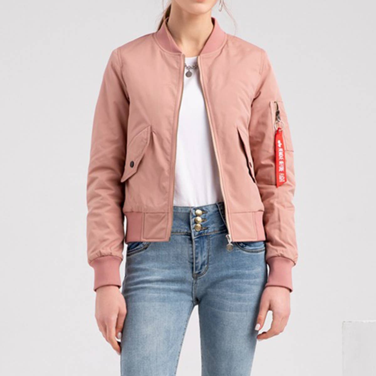 Line jacket Women's baseball jacket and cotton jacket
