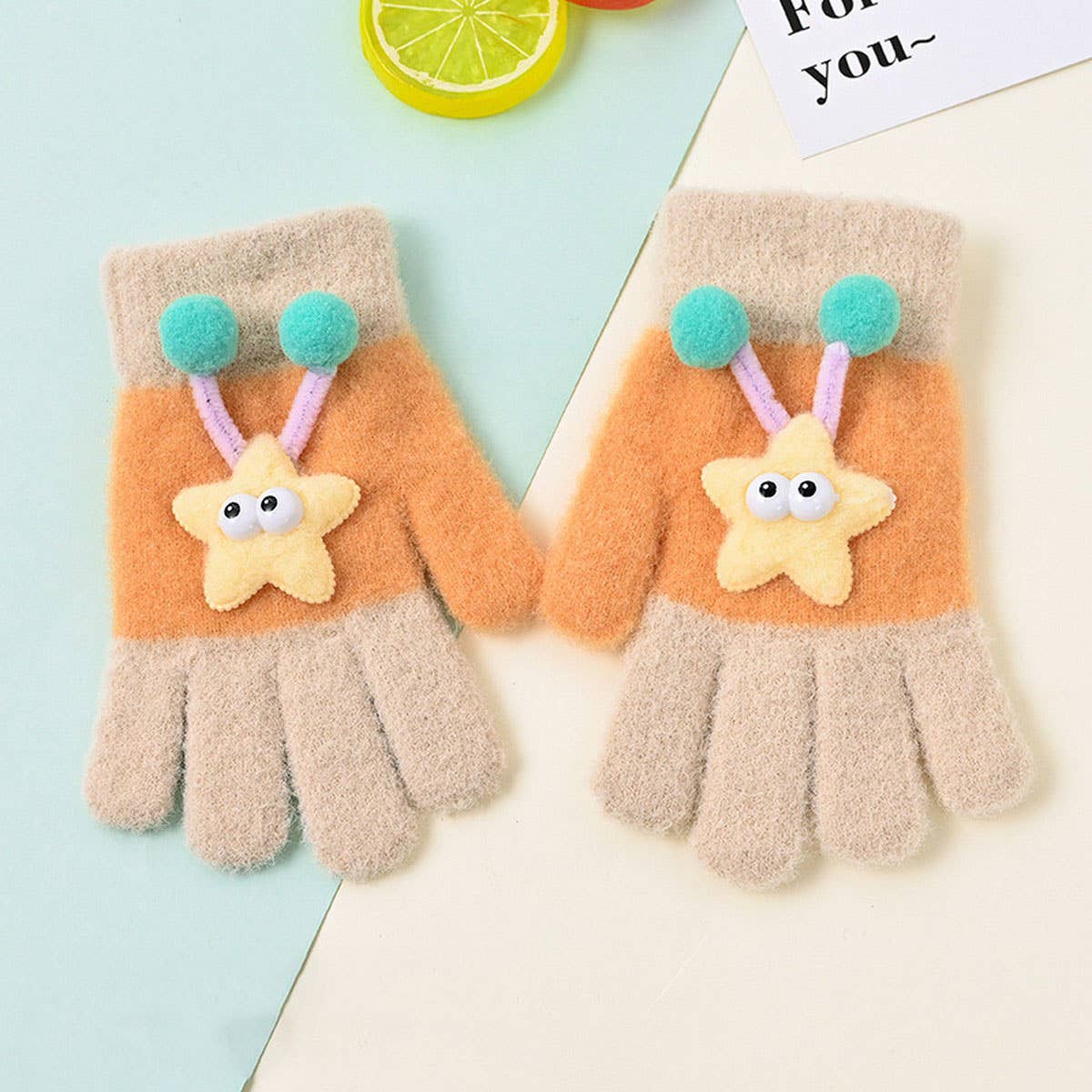 CWAG00589_KIDS WINTER WARM FINGERED GLOVES (AGES 3-6)