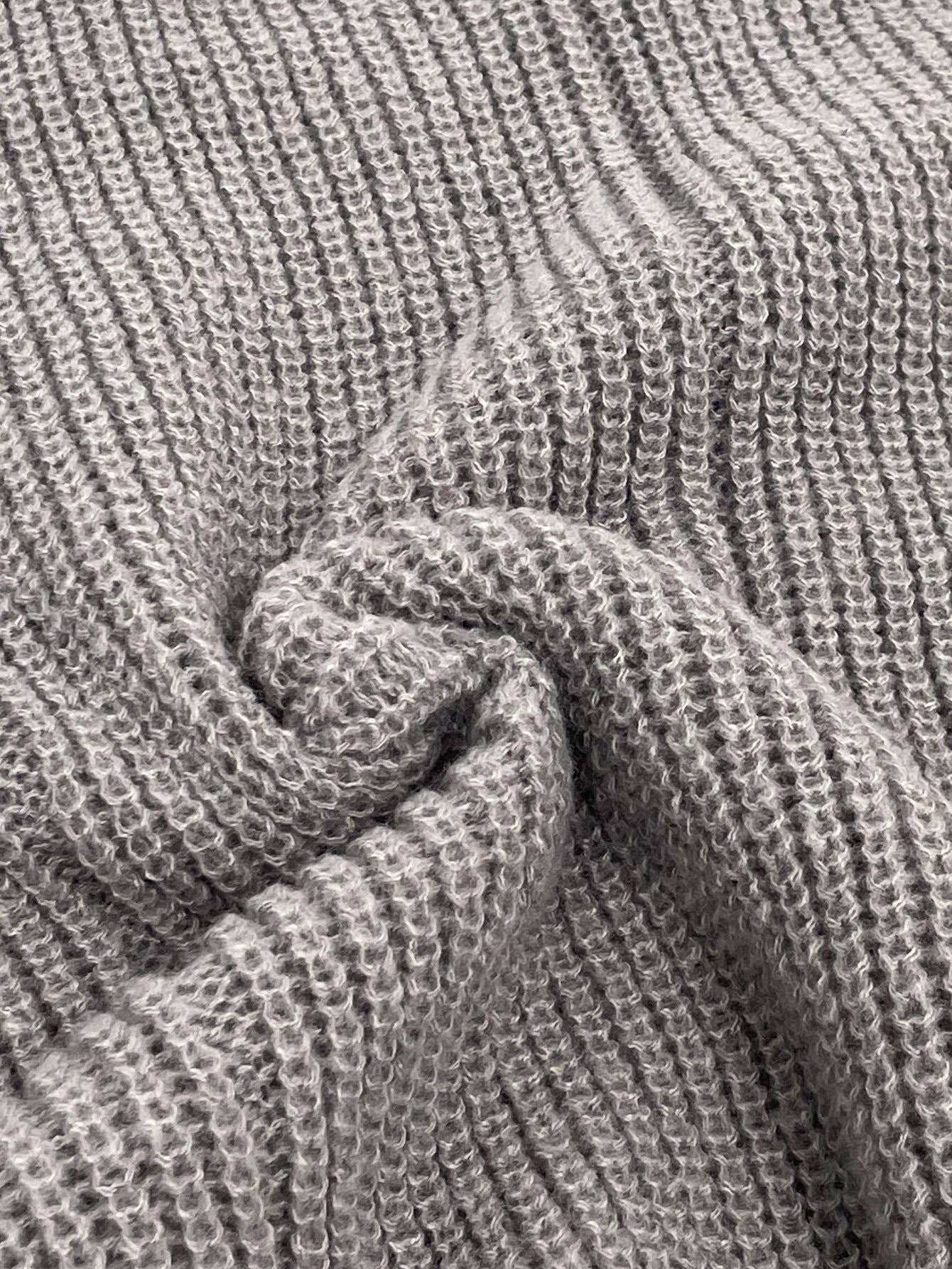 Laid-back style distressed frayed sweater