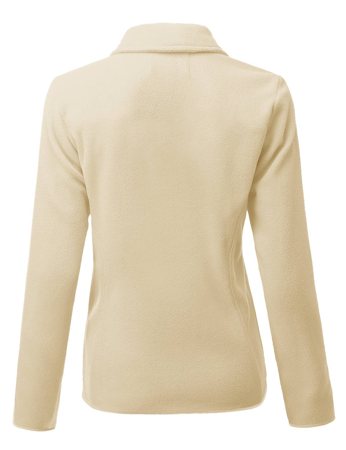 CWOJA693_Long Sleeve Full-Zip Thermal Basic Fleece Jacket