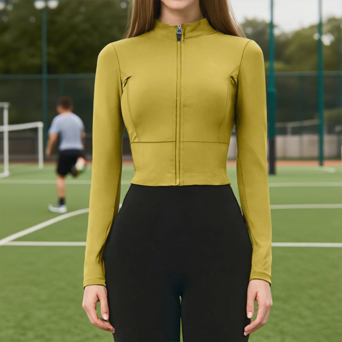 Highly elastic and quick-drying sports jacket