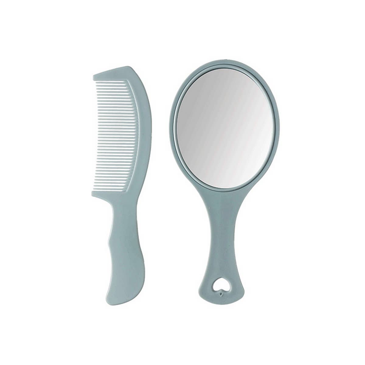 CHILDREN HANDLE 2-PIECE MIRROR COMB SET