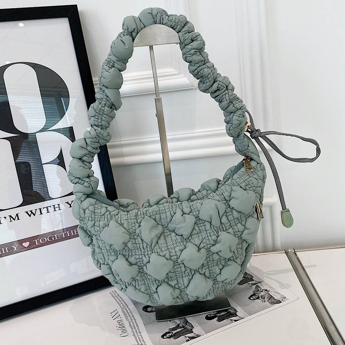 Dumpling Puff Cloud Bag Shoulder Crossbody_CUAB00459