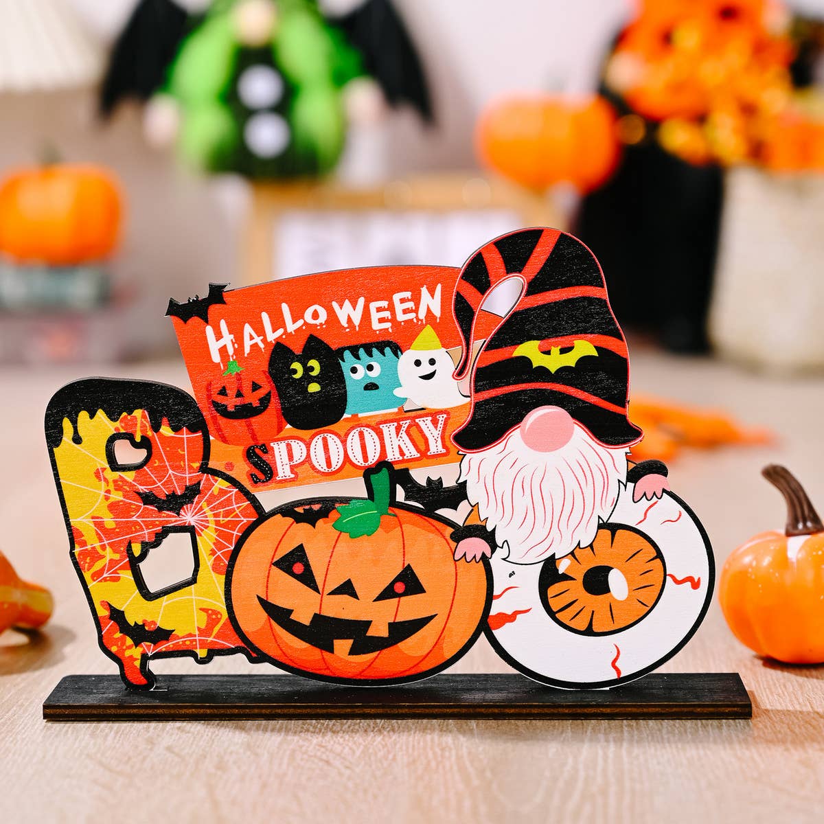 HALLOWEEN WOODEN DECORATIONS FOR HOME