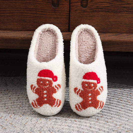 CHRISTMAS POPULAR GINGERBREAD RAYON SLIPPERS