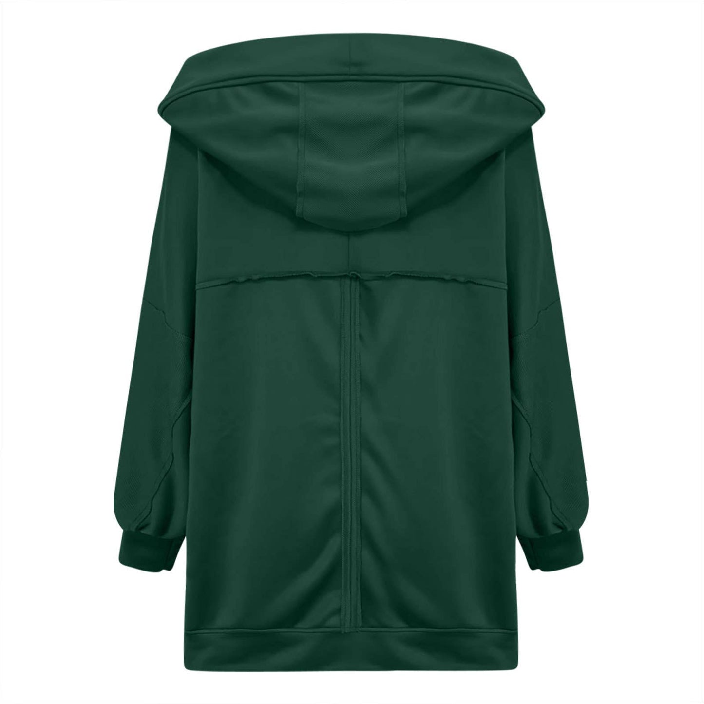 TEMPERAMENT COMMUTER BACK PATCHWORK CASUAL HOODIE