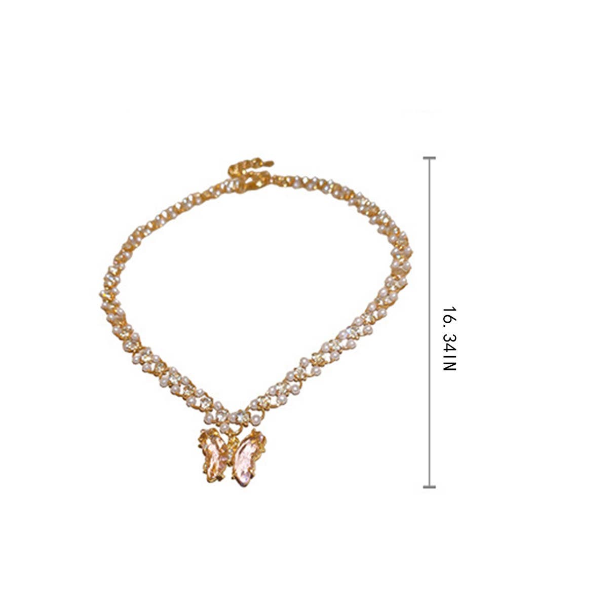 BUTTERFLY LIGHT LUXURY NECKLACE_CWAJE2060