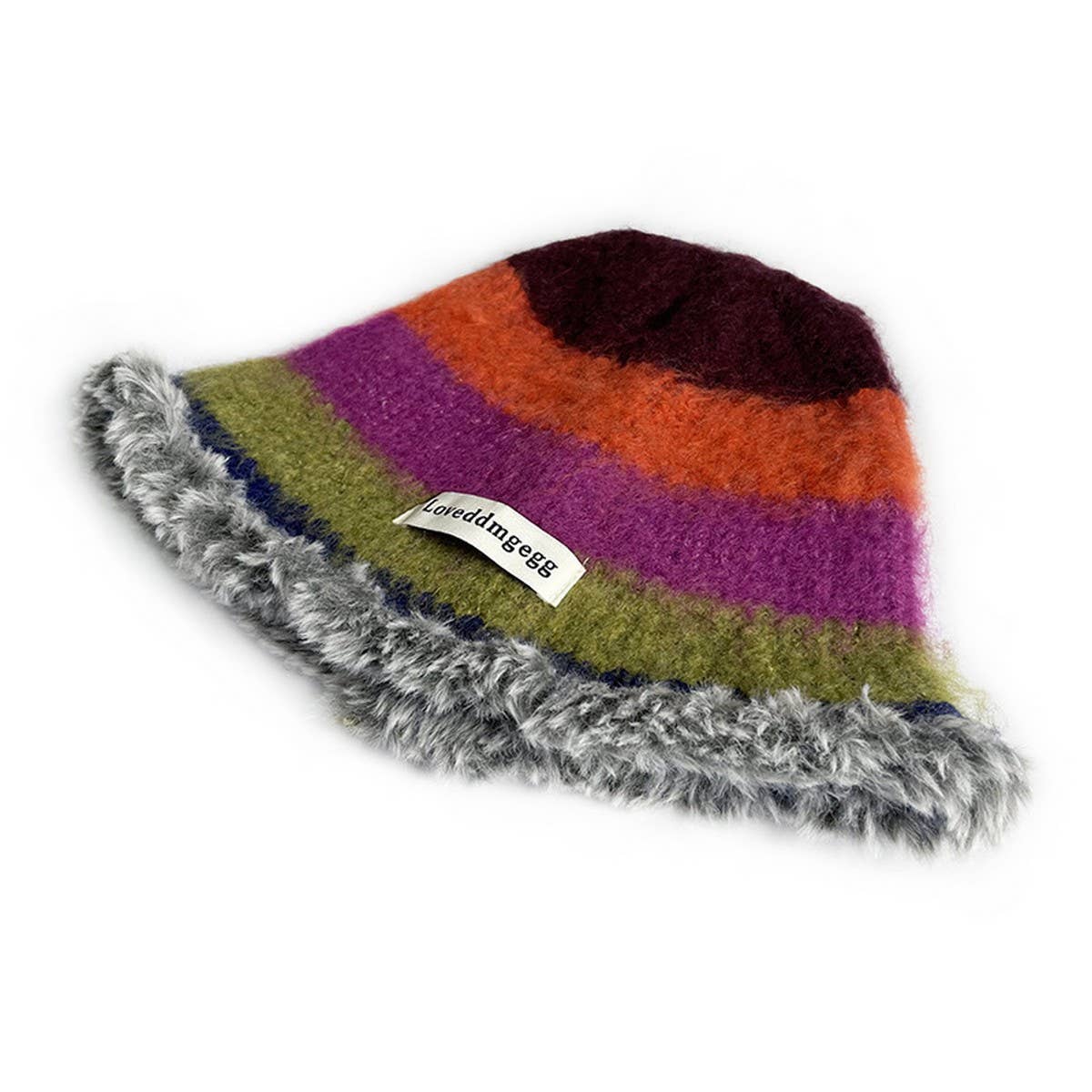 WOMEN'S STRIPED COLORBLOCK KNITTED HAT_CWAH2060