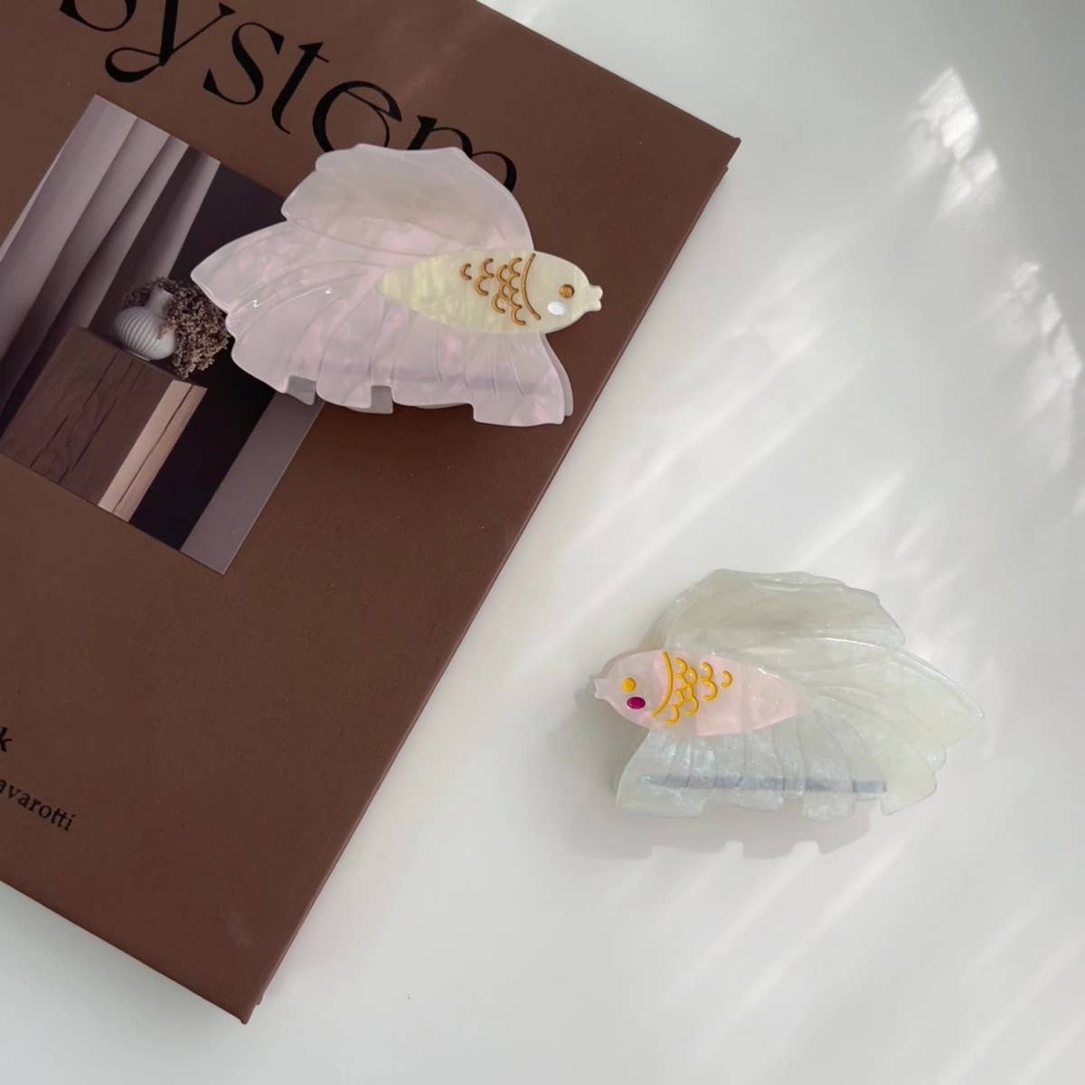 Betta Fish Acetate Cute Hair Claw Clip_CWAHA5952