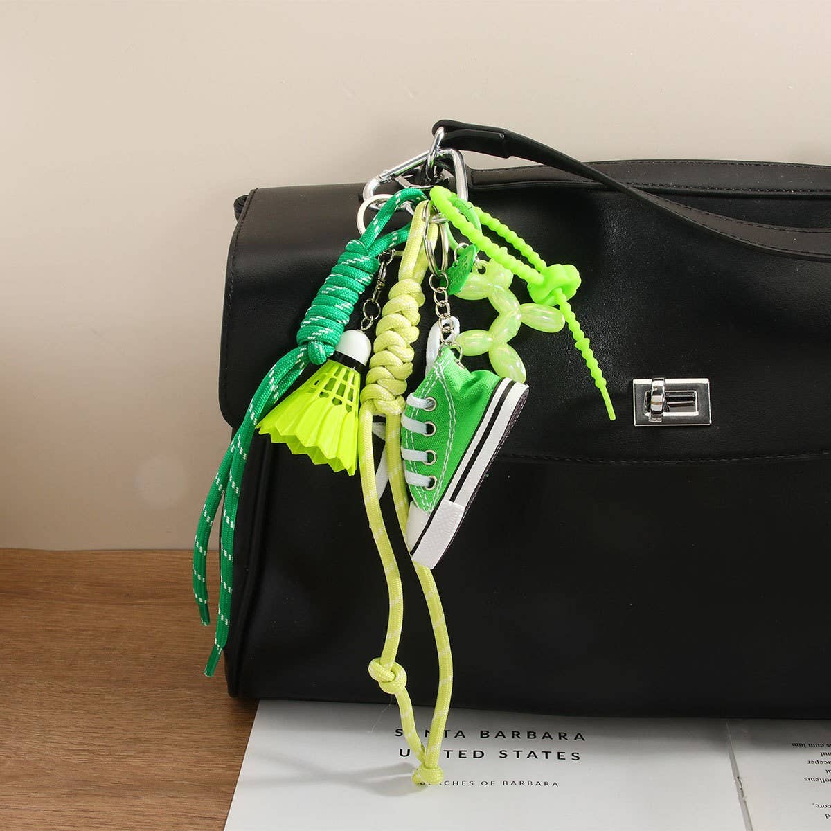 Mini Canvas Sneaker Charm ? Sporty Golf Style