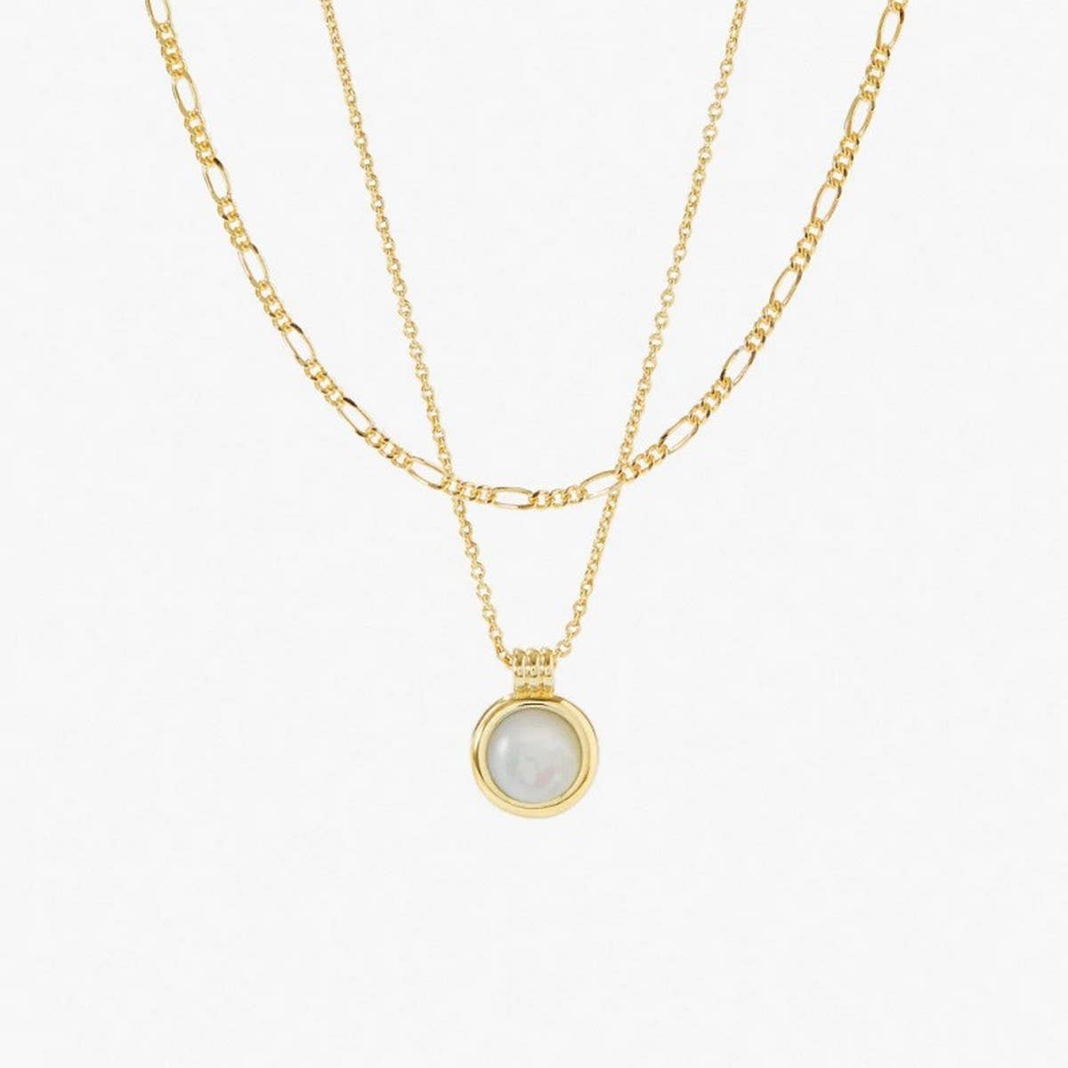 MINIMALIST STYLE LAYERED CLAVICLE CHAIN