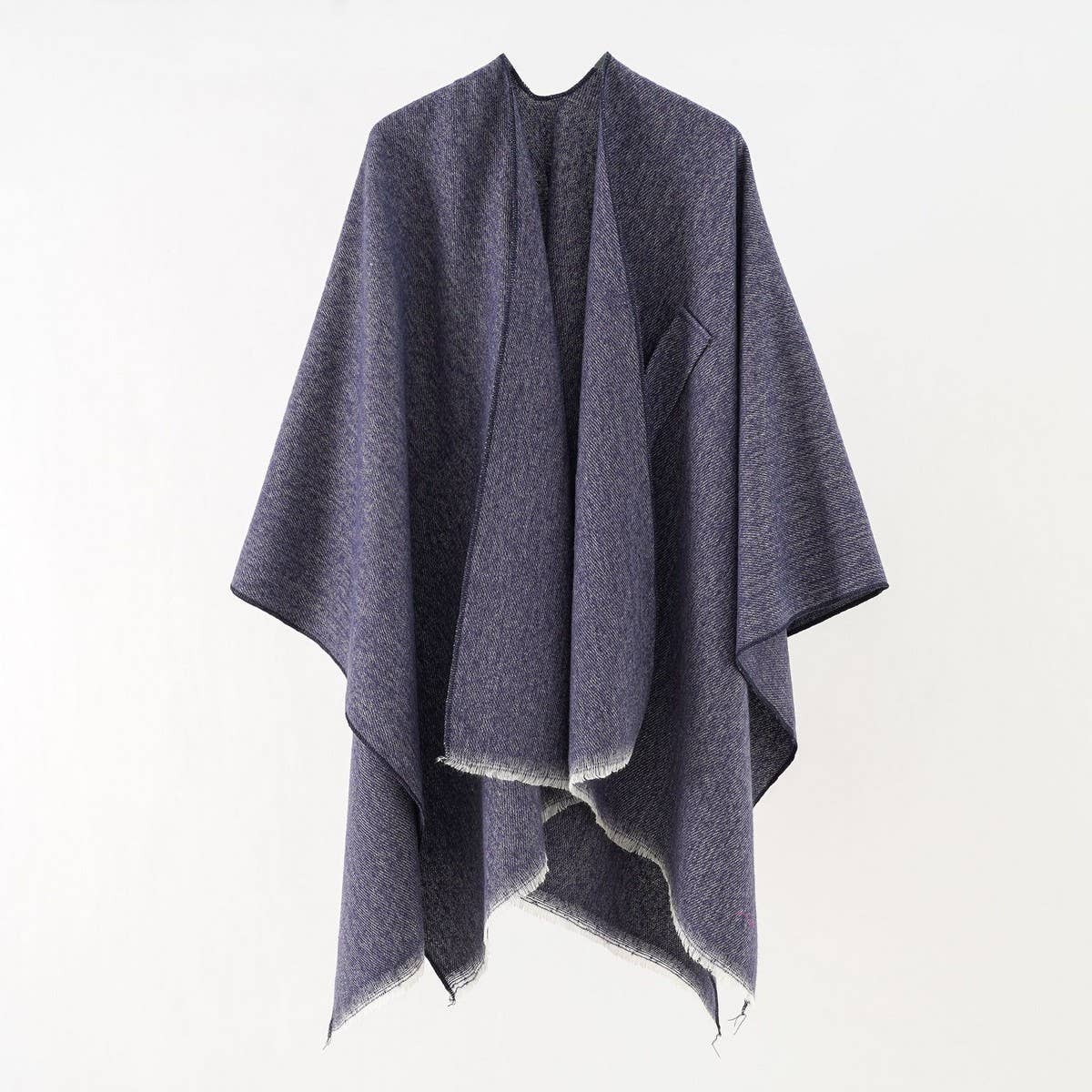 SOLID COLOR DESIGN SPLIT CASHMERE COLOR SHAWL_CWMM2081