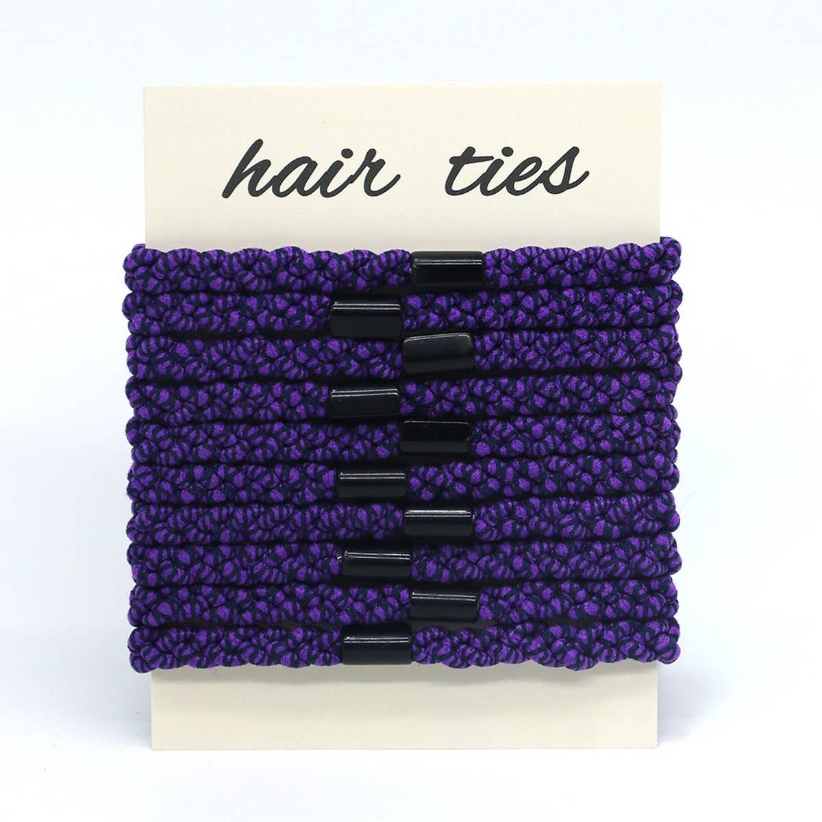 COLORBLOCK WEAVING COMMUTING HAIR SCRUNCHIES