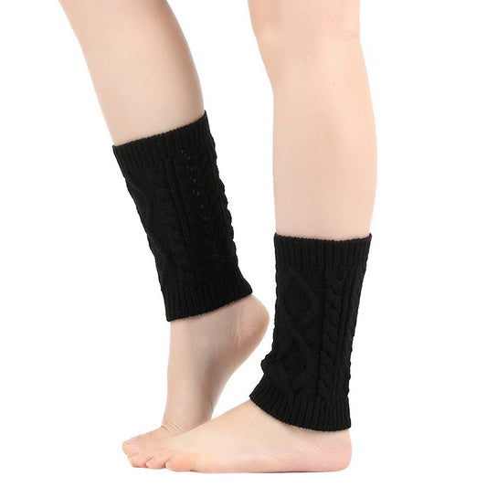 CWMS02678_CHUNKY KNIT DIAMOND BOOT CUFF LEG WARMERS