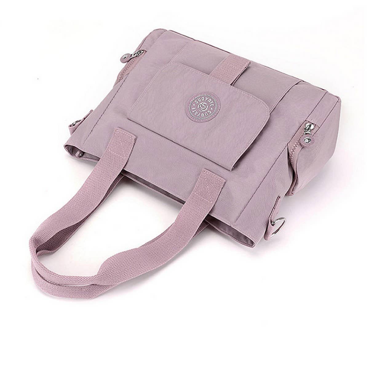 SIMPLE LARGE CAPACITY NYLON SHOULDER BAG_CWASC1787