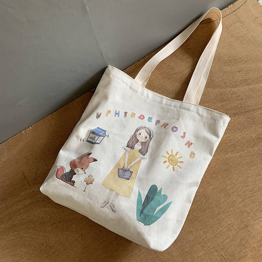 NEW SWEET AND CUTE GIRL CANVAS BAG_CWAB2186