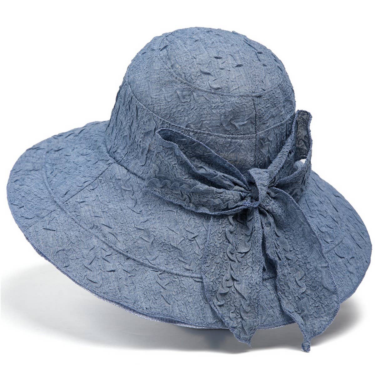 TRAVEL SUN PROTECTION BOW BUCKET HAT_CWAH1497