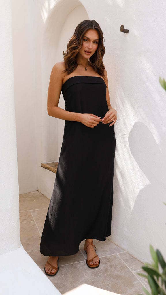 LONG SATIN DRESS IN SOLID COLOR WITH BREAST WRAP