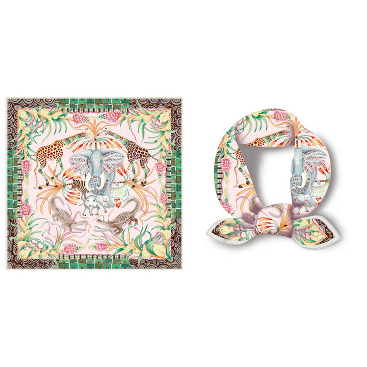 Silky Animal Print Scarf ? Mother's Day Gift