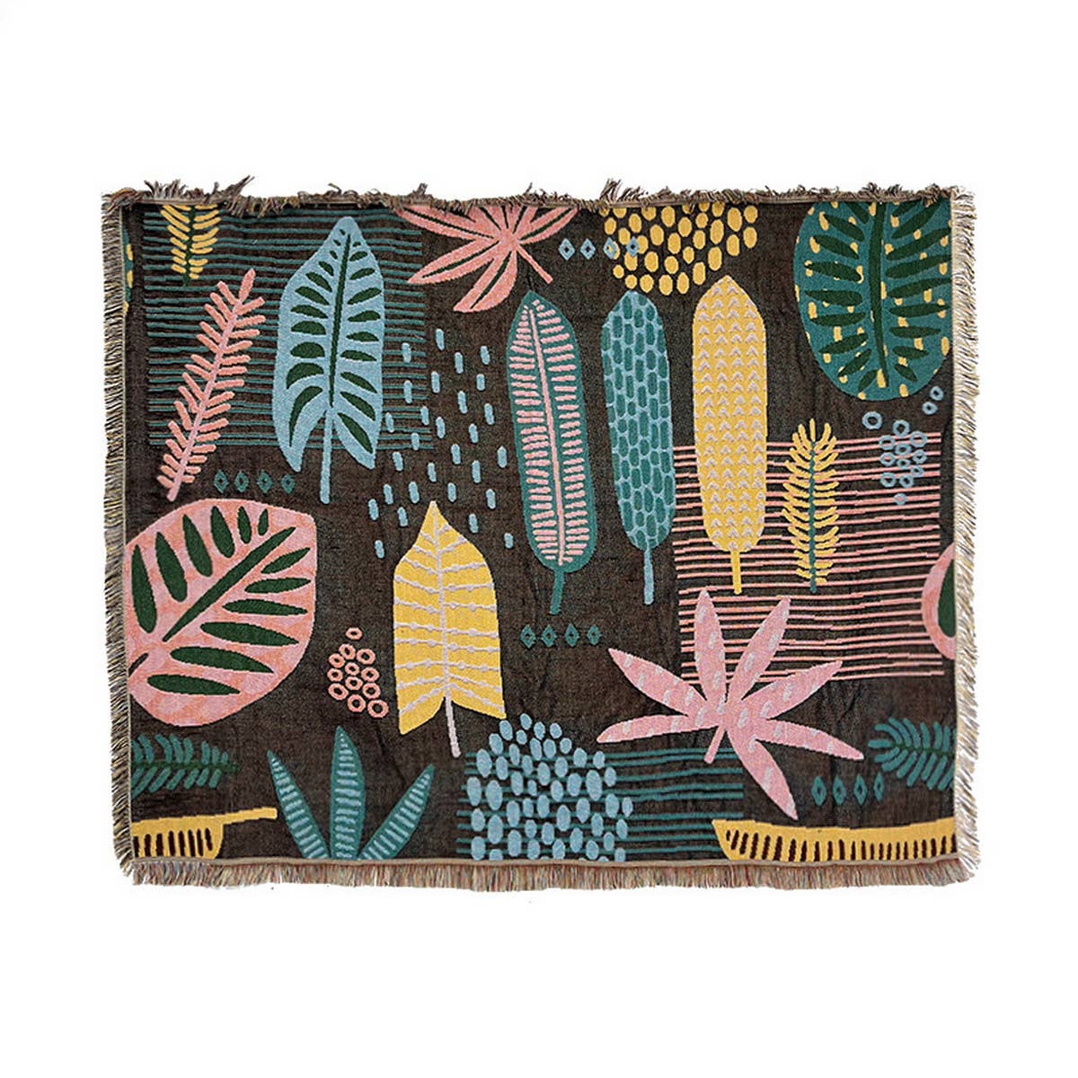 GEOMETRIC KNITTING BLANKET OUTDOOR CAMPING BLANKET