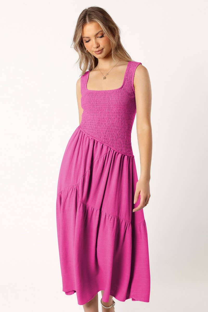 SEXY BACKLESS U-NECK SLEEVELESS DRESS_CWDMD1293