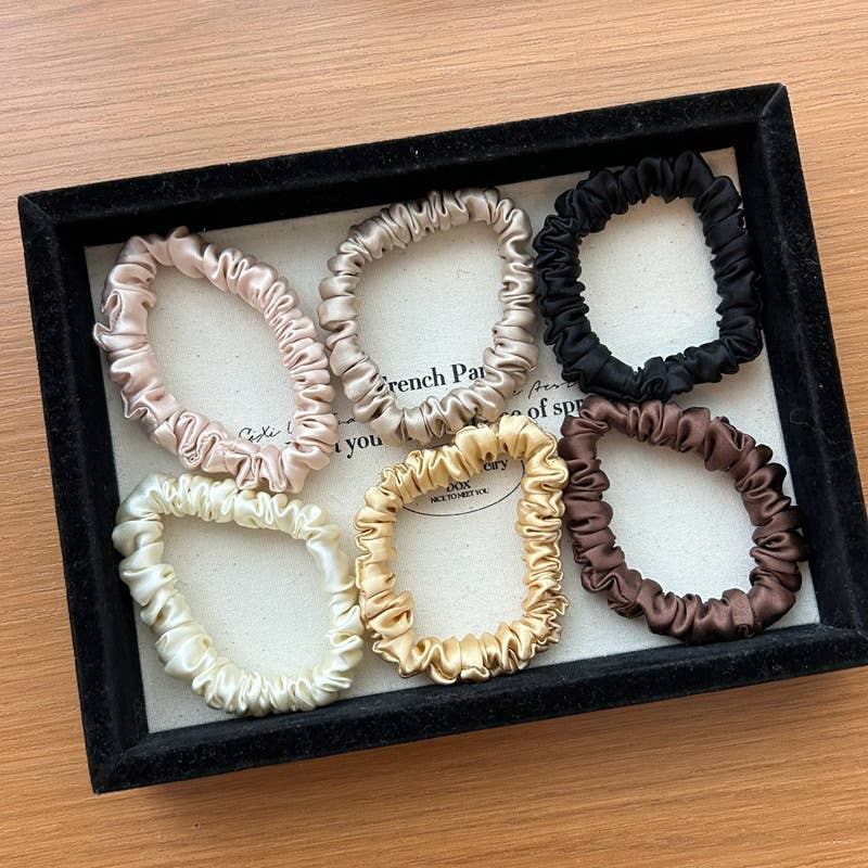 French-style fine hair rope made of mulberry silk