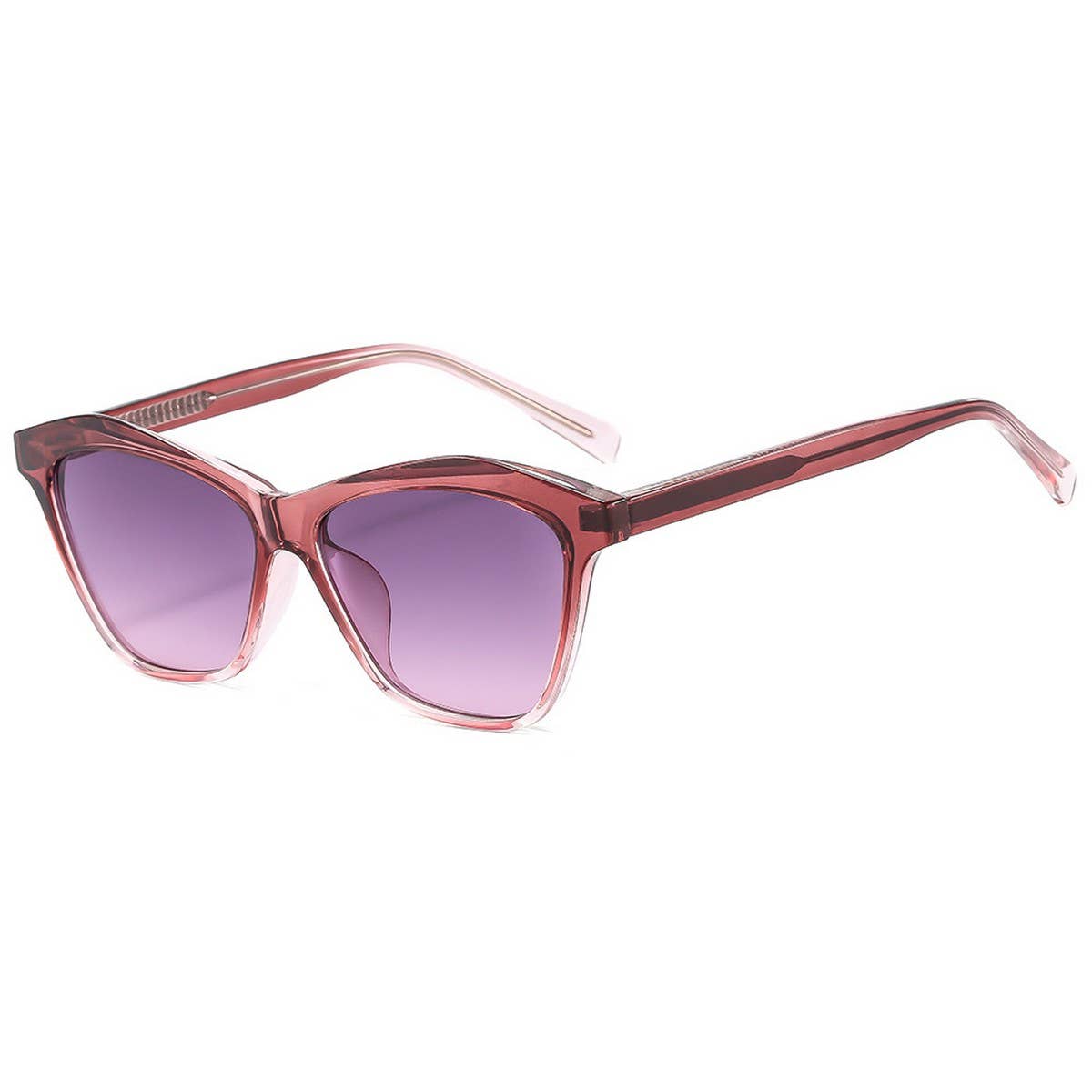 Fashion Colorblock Clip-On Temple Sunglasses Women_CWASG1171