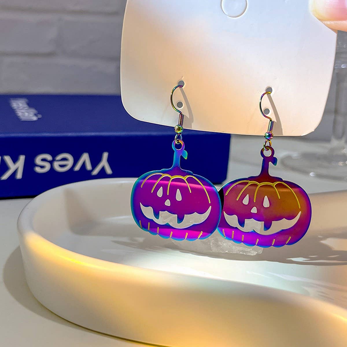 HALLOWEEN TRENDY COLORFUL GRADIENT EARRINGS