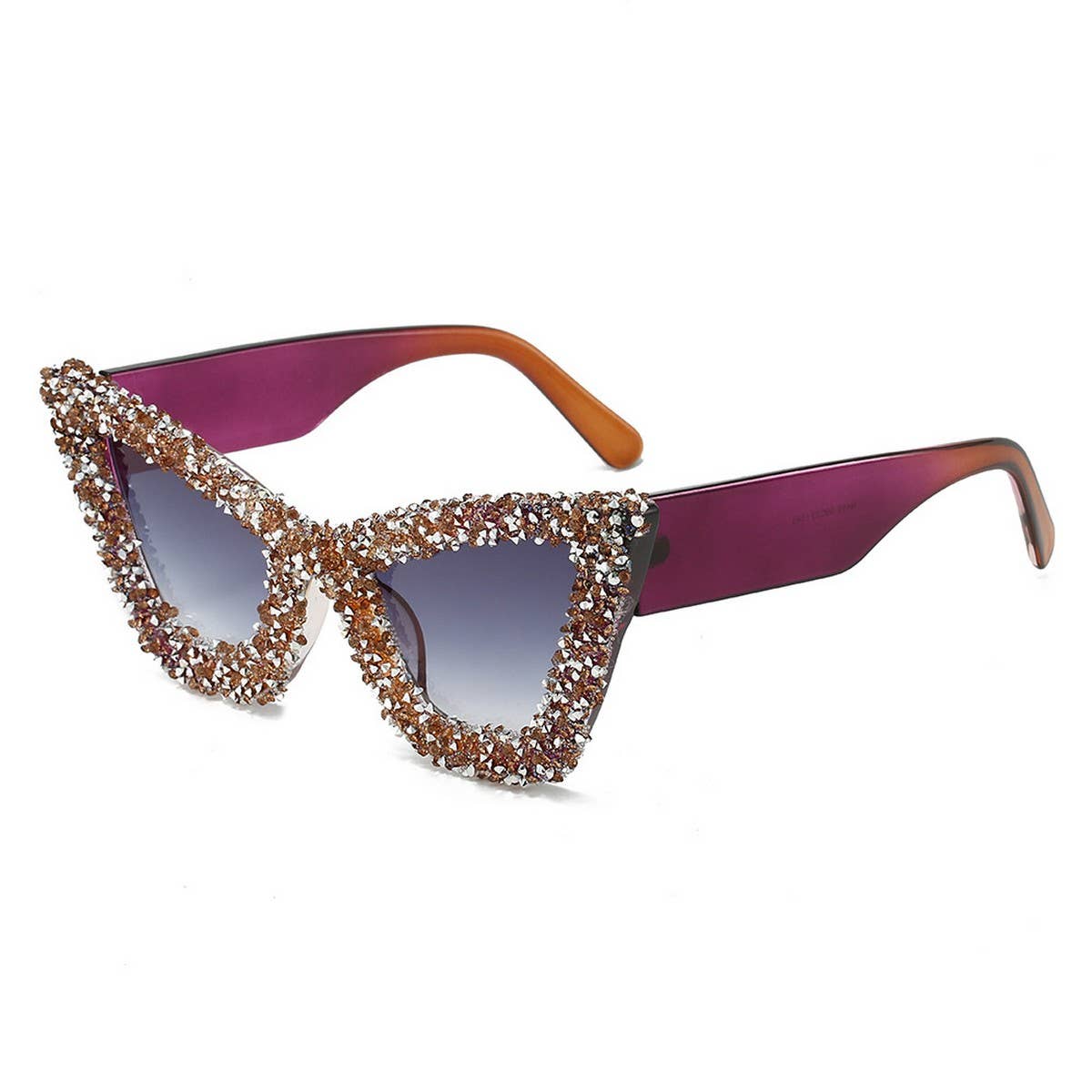 LARGE FRAME CAT-EYE DIAMOND SUNGLASSES_CWASG0860