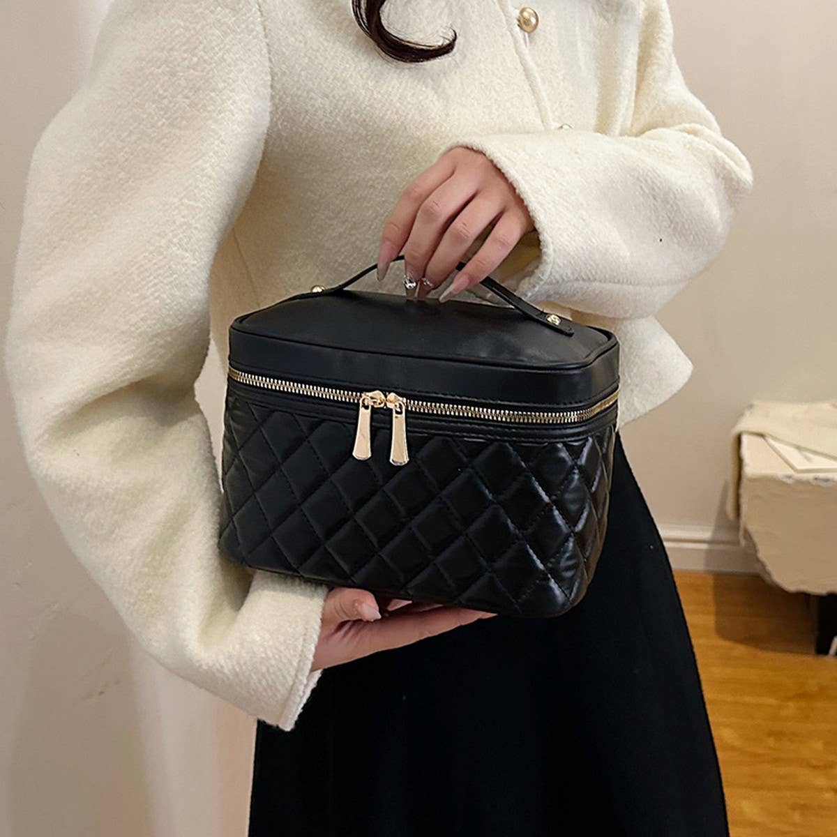 NEW DIAMOND-SHAPED LARGE-CAPACITY COSMETIC BAG_CWAB4406