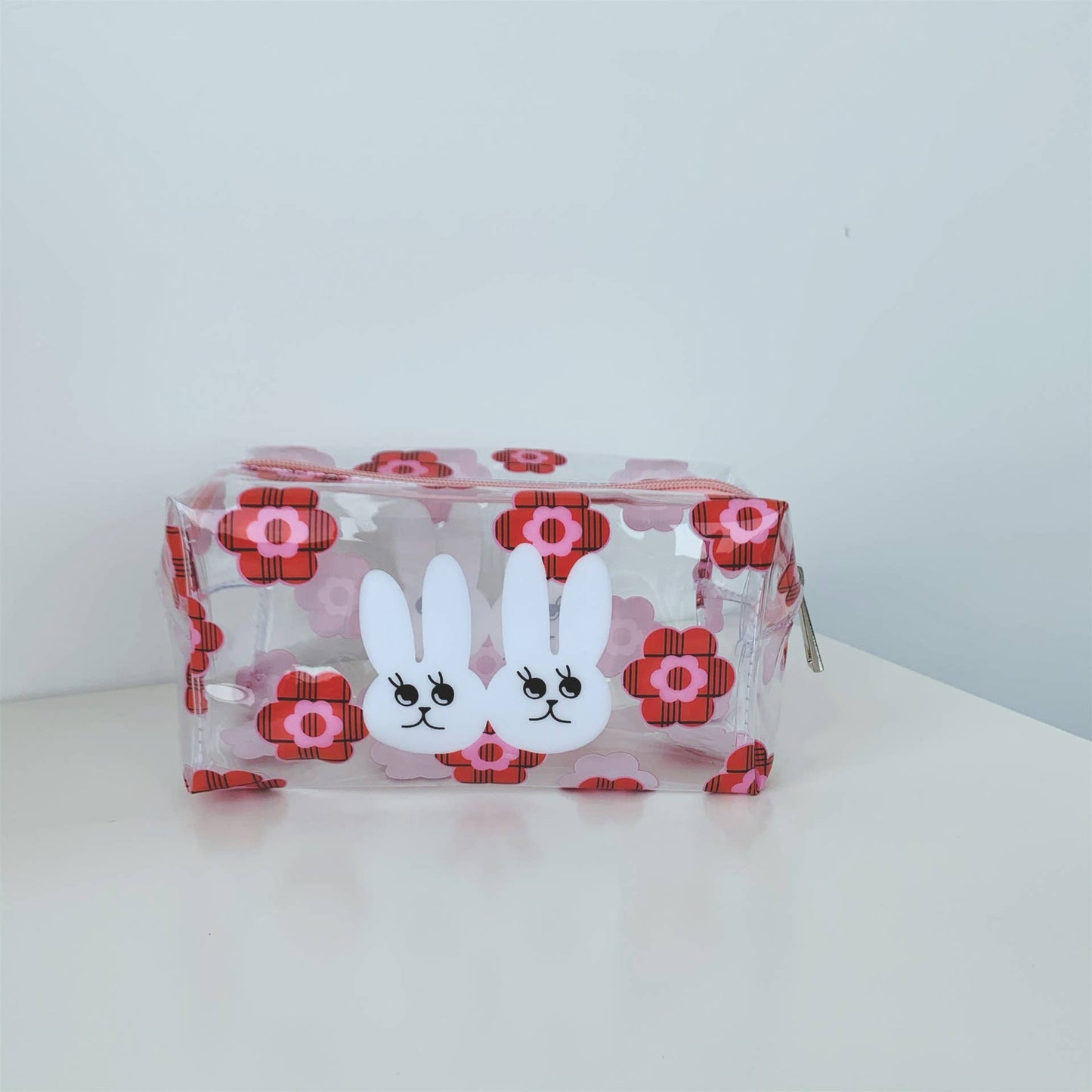 Transparent waterproof toiletry storage bag