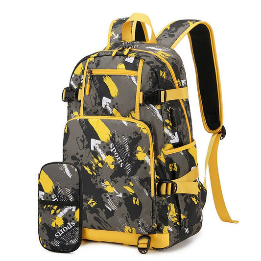 Boys??Backpacks for School, 2-Piece Print Set_CWAB5469