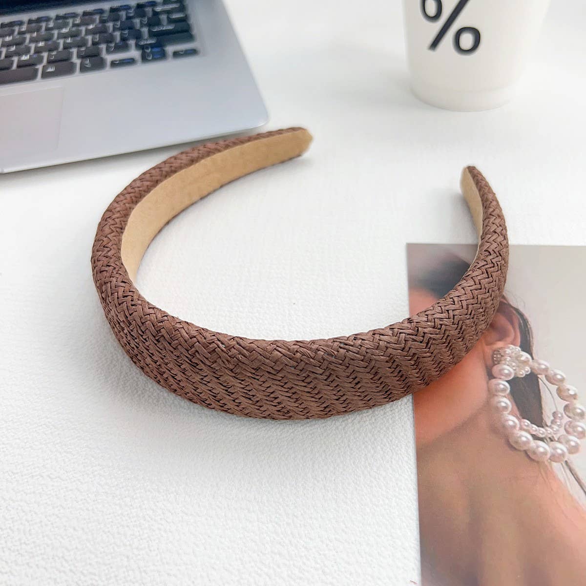 SIMPLE AND ELEGANT RETRO BRAIDED HEADBAND_CWAHA1602