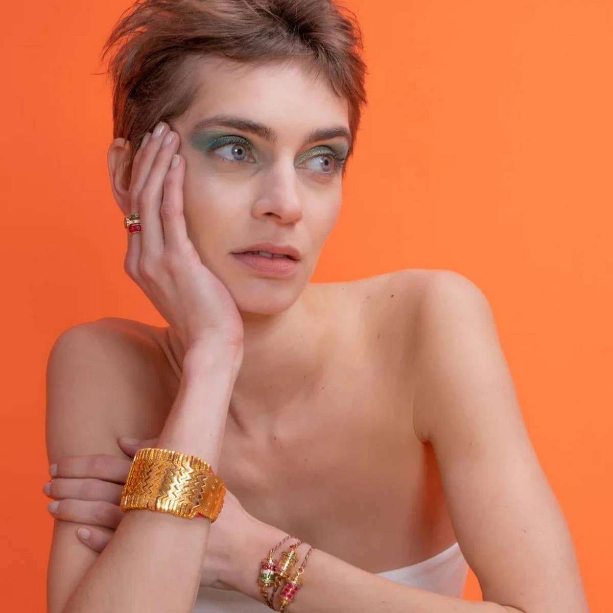 Literary Star Tarot Pendant Colored Bracelet