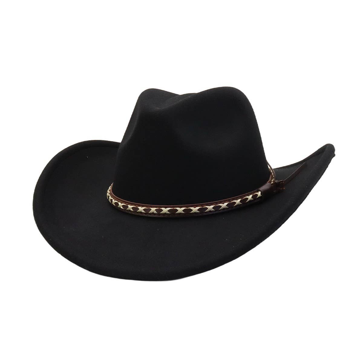 Ethnic Style  Felt Cowboy Western Hat_CWAH04410