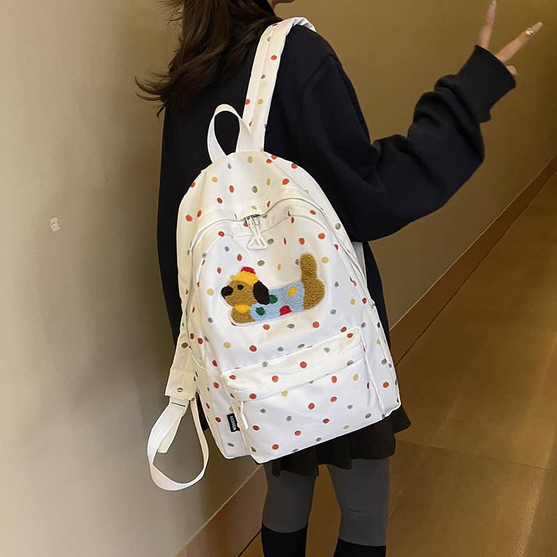 Printed versatile and large-capacity schoolbag