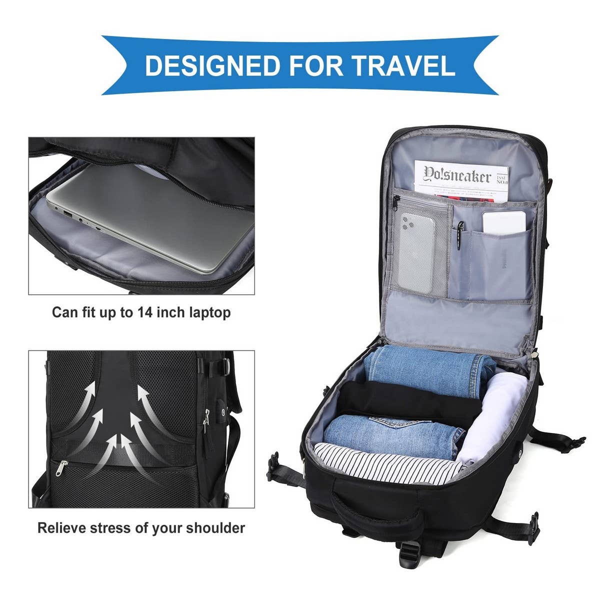 CASUAL PORTABLE LUGGAGE STORAGE BAG TRAVEL BAG_CWAB2361