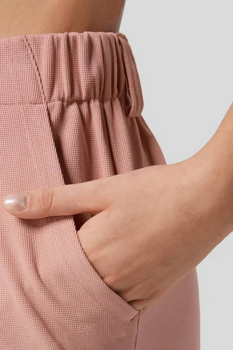 CWBLP1426_LOOSE FITTED CASUAL KNITTED TROUSERS