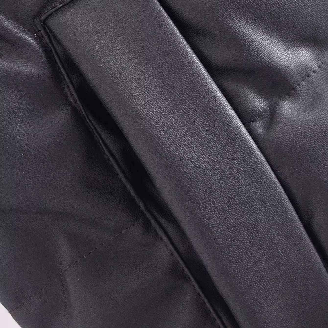 FASHION CASUAL LEATHER PADDED WAISTCOAT