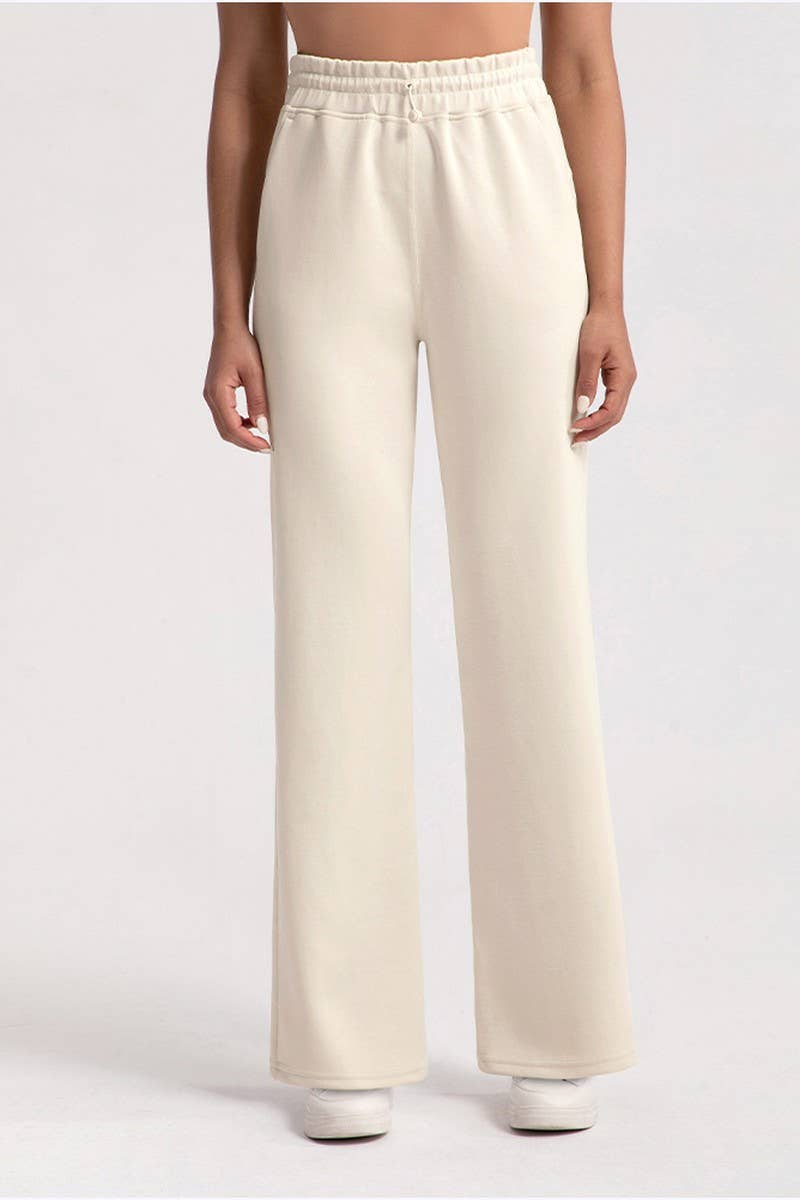 CWBLP1511_MODAL LOOSE HIGH WAIST STRAIGHT PANTS