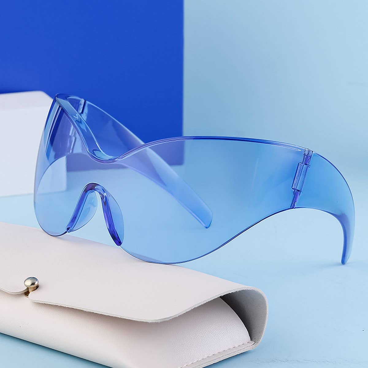 ONE-PIECE LARGE FRAME SPORTS SUNGLASSES_CWASG0744