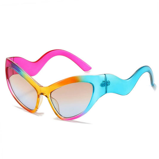 NEW CAT EYE RAINBOW SUNGLASSES