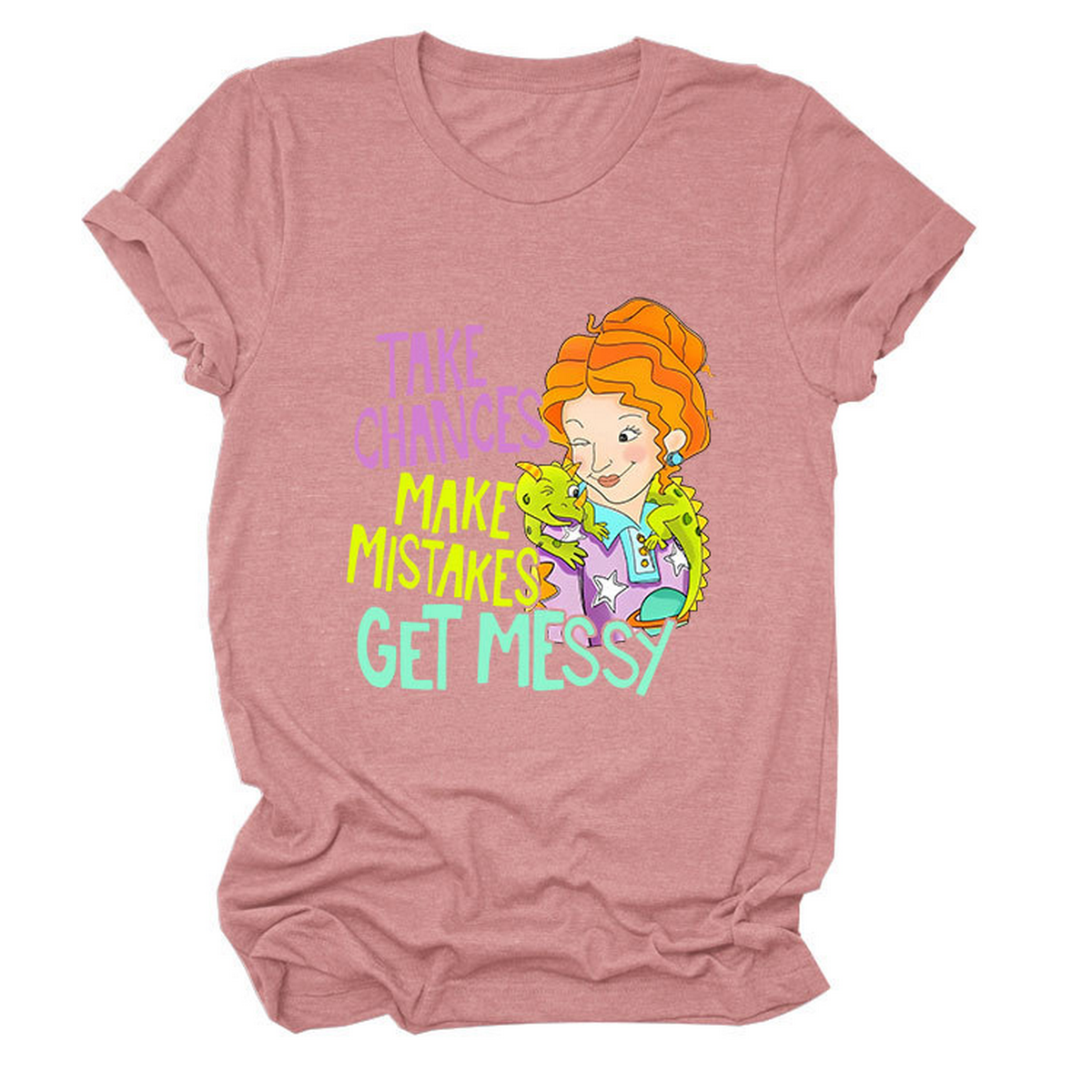 Positive Message Tee ?œTake Chances??Print_CWTTS1484