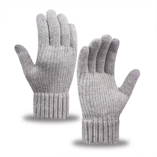 WINTER MEN'S TOUCH SCREEN THICKENED KNITTED GLOVES_CWAG0236